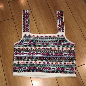 Beaded Cropped Tank